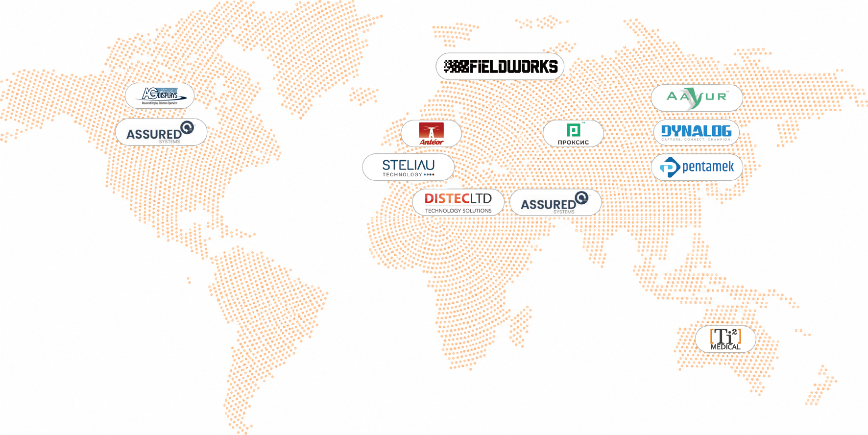 ELGENS global partner map